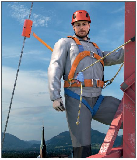 Korrosionsschutzarbeiten an Metallgittermasten