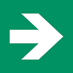 Abb. 2: Richtungspfeile f�r Rettungszeichen sowie f�r Mittel und Einrichtungen zur Ersten Hilfe