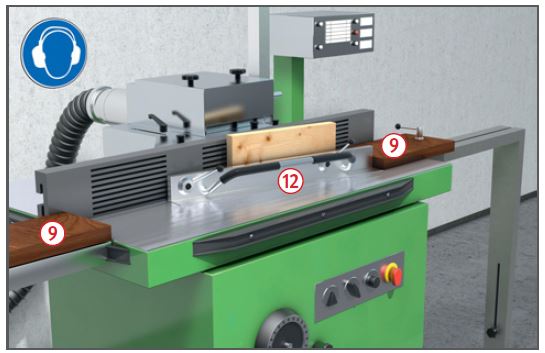 angepasste Rckschlagsicherung