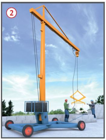 Mauersteinversetzgerät