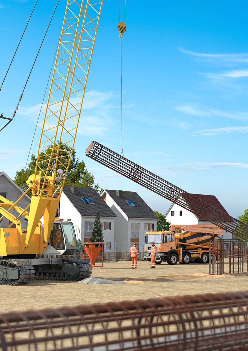 Abb. 1 Baustelleneinrichtung und Baustellenbetrieb