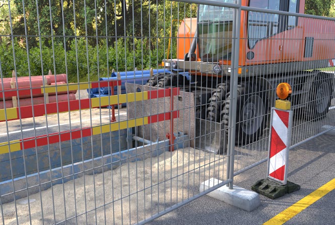 Abb. 109 Sicherung der Stirnseite des Verbaus