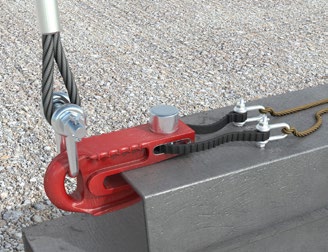 Abb. 127 Formschlssiger Sicherheitsschkel mit Fernauslsung