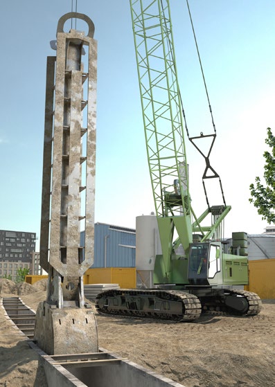 Abb. 133 Schlitzwandarbeiten