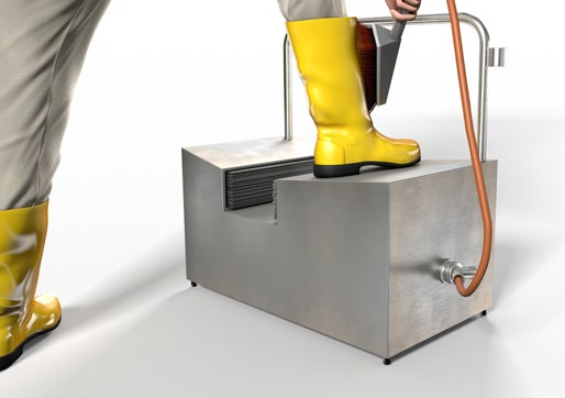 Abb. 14 Waschmglichkeit fr Stiefel