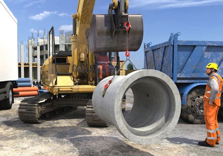 Abb. 58 Transport einer formschlssig angeschlagenen Last