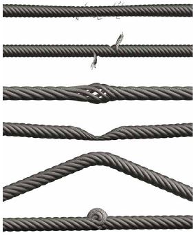 Abb. 59 Beispiele fr Ablegekriterien von Drahtseilen