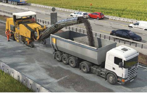 Abb. 7 Arbeiten im Schutze einer Vollsperrung