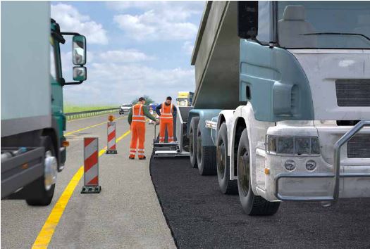 Abb. 8 Absicherung durch Leitbaken