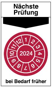 Abb. 98 Die Prfplakette weist auf den nchsten Prftermin hin