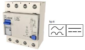 Abb. 15 Allstromsensitive Fehlerstrom-Schutzeinrichtung mit den dazugehrigen Symbolen