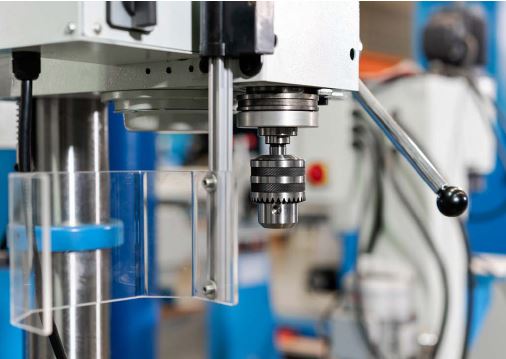 Abb. 27 Bohrspindel mit Abdeckung