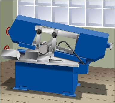 Abb. 31 Horizontale Bandsgemaschine