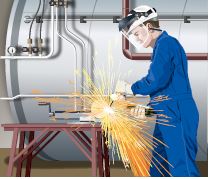 Abb. 45 Winkelschleifer