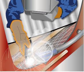 Abb. 57 Lichtbogenschweien