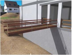 Abb. 81 Laufsteg mit Seitenschutz als Verkehrsweg