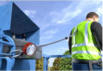 Abb. 90 Einsatz eines Hhensicherungsgerts in der Arbeitsbhne