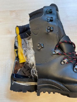 Abb. 46 Schnittschutz im Bereich Schaft