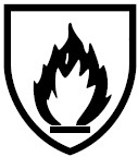 Abb. 50 Symbol ISO 7000-2417 Schutz gegen Hitze und Flammen