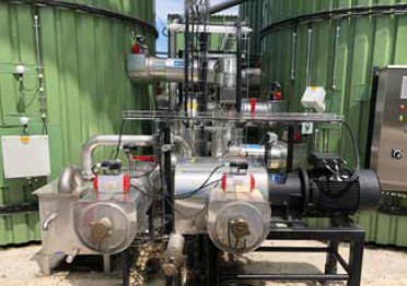 Abb. 17 Stationre Pumpe zum Entladen von Bitumen