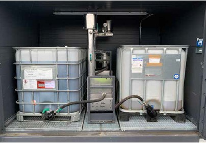 Abb. 19 Lager mit Dosiervorrichtung fr Gleit- und Trennmittel oder andere Flssigadditive