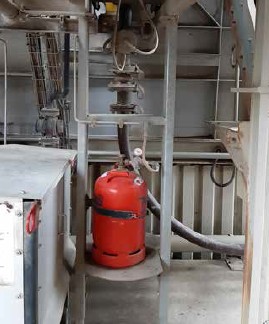 Abb. 27 Zndgasflasche (Propan)