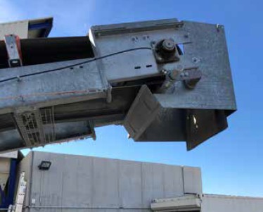 Abb. 32 Frderband mit Abstreifer