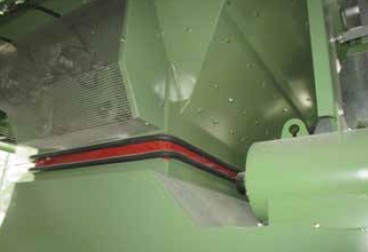 Abb. 46 Kompensationsmaterial am bergang Waage/Mischer