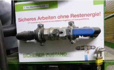 Abb. 69 Absperrhahn fr Pneumatik mit Schloss