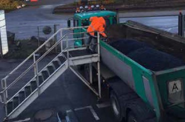 Abb. 80 Probennahmebhne fr Mischgutentnahme bei LKWs