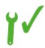 Symbol Regelm��ige Pr�fung der Arbeitsmittel
