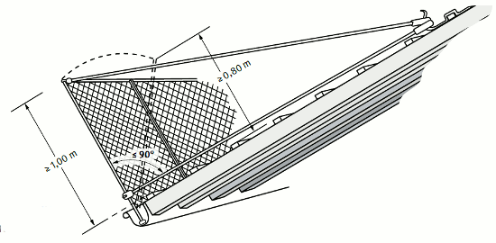 Abb. 17 Dachschutzwand