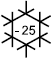 minus 25 Grad