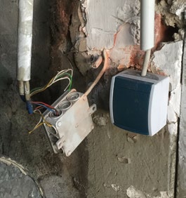 Abb. 6 Defekte Installation