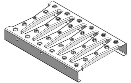 Abbildung: Blechprofilrost