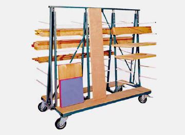 Abb. 26 Durch Plattentransportwagen entfllt manuelles Heben und Tragen