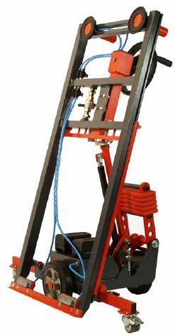 Abb. 8 Fahrgestell eingesetzt beim Trtransport