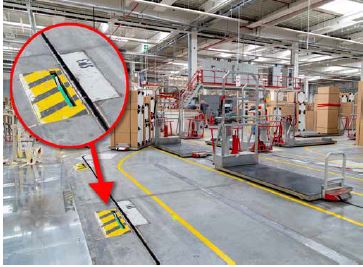 Abb. 89 Auskoppelstelle des Schleppkettenfrderers