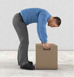 Abb. 92 Falsch  langer Hebel und krummer Rcken