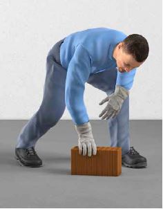 Abb. 95 Einhndiges Heben von leichten Lasten