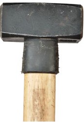 Abb. 14 Stielschutz an einem Fustel