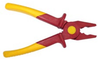 Abb. 67 Beispiel fr eine isolierende Kombizange nach DIN EN 60900