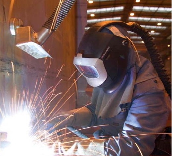 Schweißrauchabsaugung plus Schweißerschutzhaube