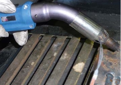 brennerintegrierte Absaugung