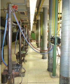 Schweißerei mit Schichtlüftung