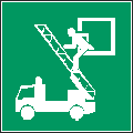 ISO 7010-E017 Rettungsausstieg
