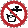 ISO 7010-P005 Kein Trinkwasser