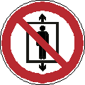 ISO 7010-P027 Personenbeförderung verboten
