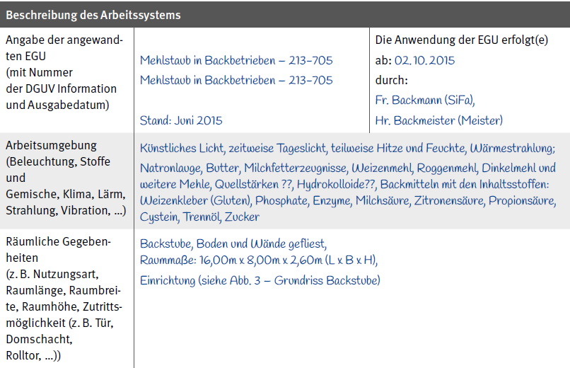 Beschreibung des Arbeitssystems Teil 1
