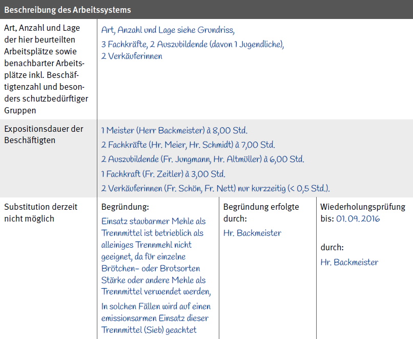 Beschreibung des Arbeitssystems Teil 3